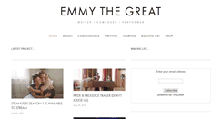 Desktop Screenshot of emmythegreat.com